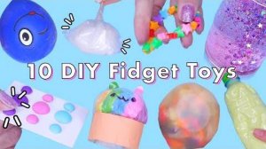 10 идей для создания прикольных игрушек-антистресс своими руками. Fidget_toys