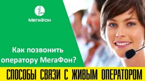 Как позвонить Живому оператору Мегафон. Инструкция 2025