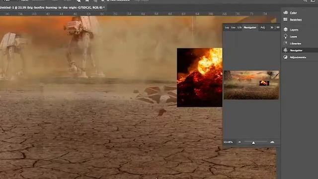 The Last Jedi - Speed Art - Star Wars - Mace Windu battle scene - Photoshop- edit- Time lapse смотреть онлайн