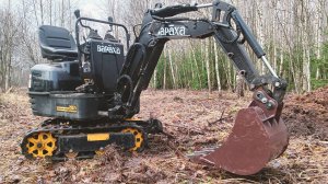 Мини экскаватор 29575 ковш 400мм ,испытание.