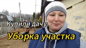 Купили дачу | Уборка участка | Первые шаги #4