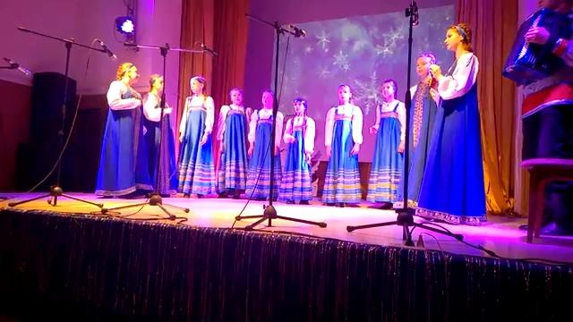 Фестиваль" Зимняя Феерия" .Ансамбль "Настроение". Песня- Тундари смотреть онлайн