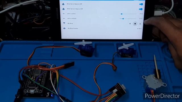 Demo Servo and stepper motor control using esp8266, esphome, Homeassistant смотреть онлайн