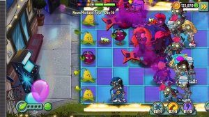 Растения против зомби 2 , неоновый микстейп тур , как пройти уровень 16