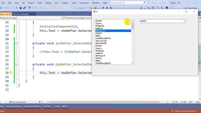 S04.b - ListBox dan ComboBox (Visual C#) смотреть онлайн