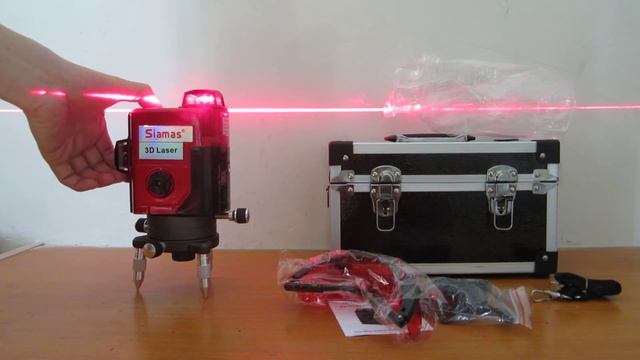 How to use Siamas 3D 360 degree line laser level SAR-3D смотреть онлайн