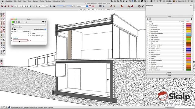 Video Tutorial: Skalp Styles how to create a layer override смотреть онлайн