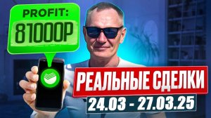 Обучение трейдингу с нуля. Сделки по торговым планам за прошлую неделю 24.03-28.03.25