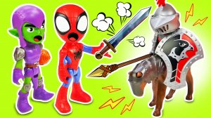 Человек Паук и проделки Гоблина! Супергерои попали в Средневековье 🏰