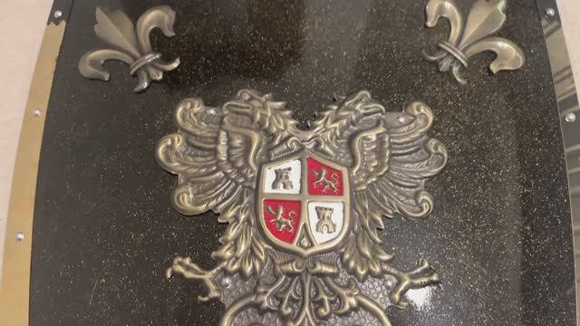 Щит Карла V металлический, Shield Charles V, Art Gladius 809