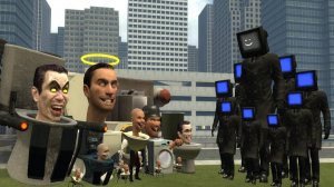 СКИБИДИ ТУАЛЕТЫ ПРОТИВ КАМЕРАМЕНА, СПИКЕРМЕНА, ТВ МЕНА И ЛАЗЕРМЕНА – БИТВА ВСЕХ БОССОВ