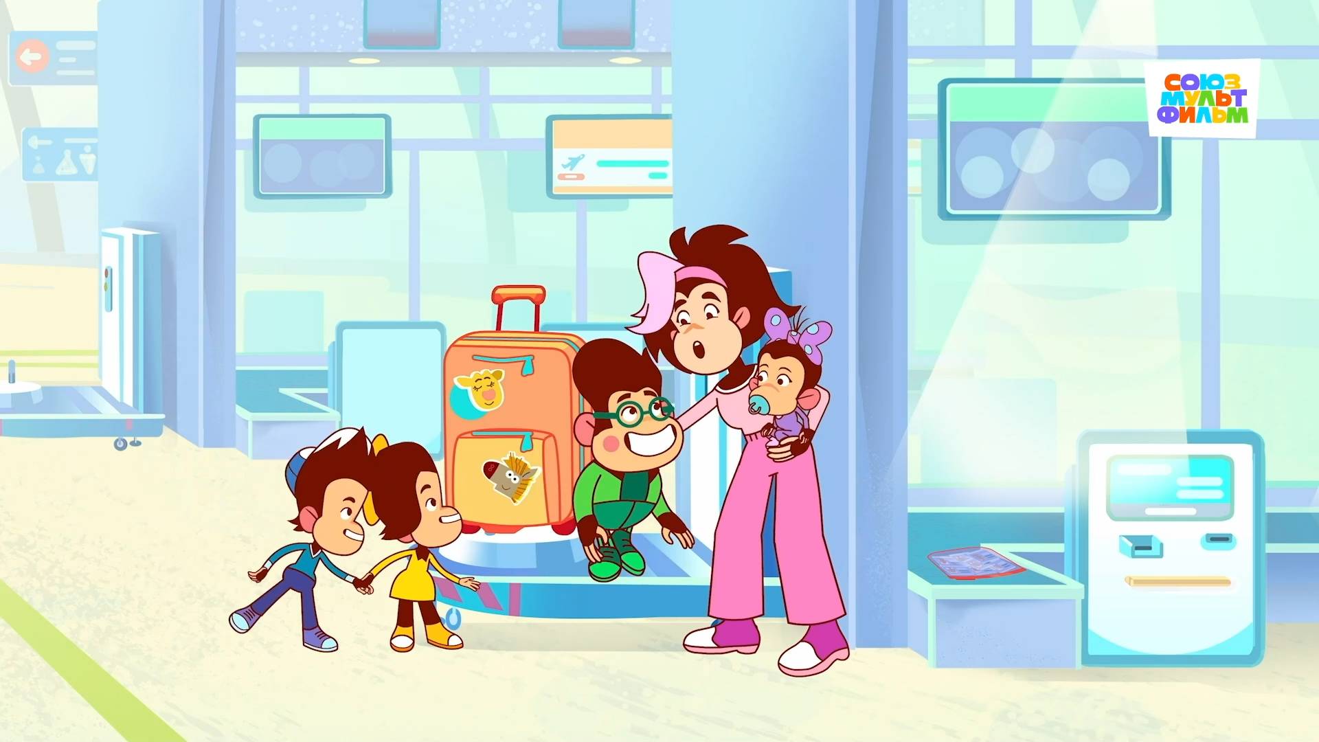 Мартышкины – 11 серия – Жара в аэропорту – Союзмультфильм HD