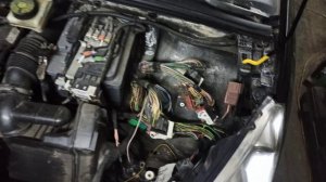 Peugeot 308 не работает габарит в левой фаре.