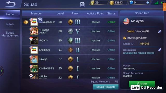 Nadzarul Alif Mobile Legend смотреть онлайн