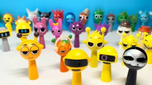 Игровая фигурка Sprunki Incredibox Фаза 1-2 все 30 шт. с распаковкой