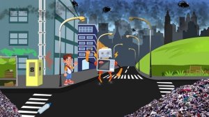 Эко-мультфильм Путешествие в загрязненное будущее