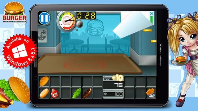 Burger is now available on Windows 8 & 8.1 ! - Magma Mobile Game смотреть онлайн