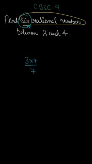 CBSE 9 | NUMBER SYSTEM |HOW TO FIND RATIONAL NUMBERS BETWEEN TWO NUMBERS| MASTER COURSE | QTN 3 смотреть онлайн