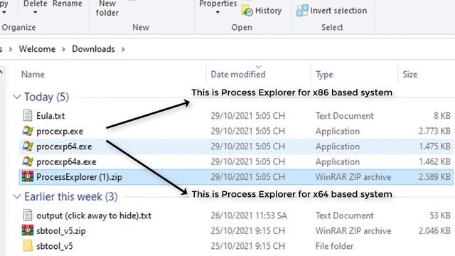 Install And Run Process Explorer