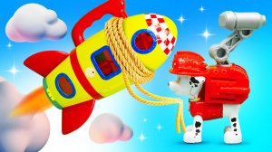 Щенячий Патруль спасает куколок из ракеты 🚀