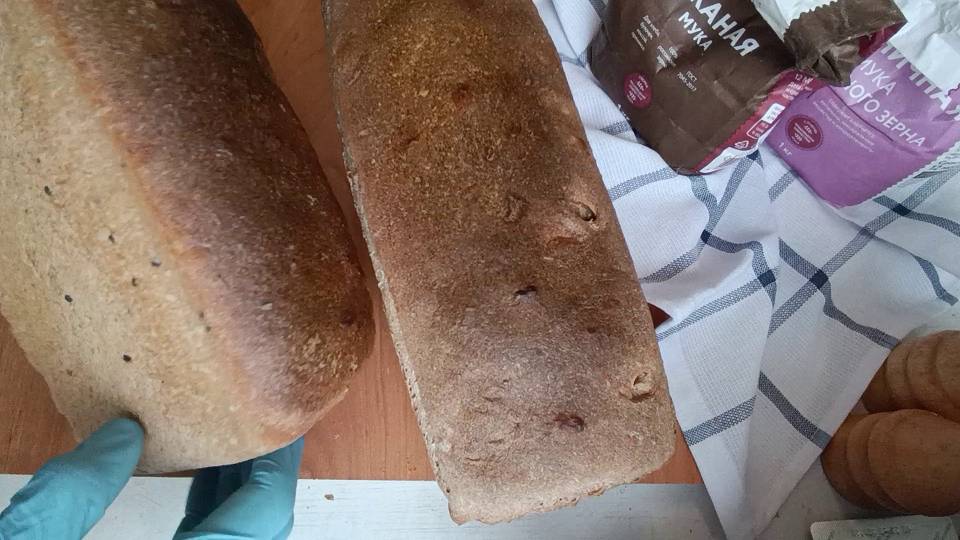 Мой повседневный пшенично-ржаной хлеб на закваске! смотреть онлайн