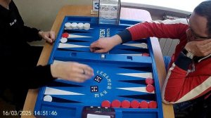 Длинные нарды. Чемпионат Челябинской области 2025. Финал. Матч 1. В.Михайлов - Л.Найш