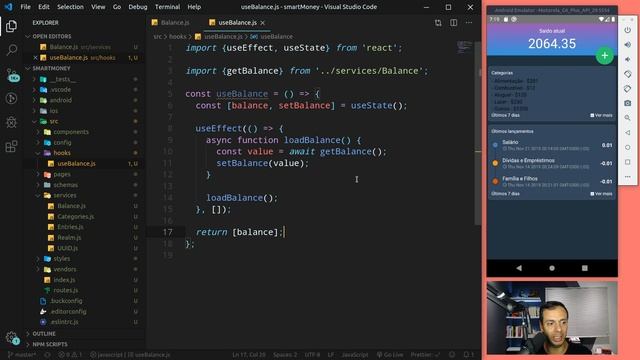 React Native - SmartMoney - 0803 - Hook useBalance смотреть онлайн