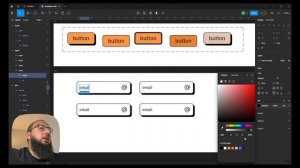 Ui Kit в Figma 3. Создание инпутов. Компоненты в Фигма. Курс Figma