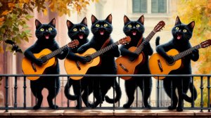 Весенняя песня весёлых котов