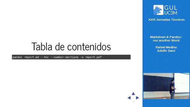 Markdown & Pandoc: not another Word - XXVI Jornadas Técnicas del GUL UC3M смотреть онлайн
