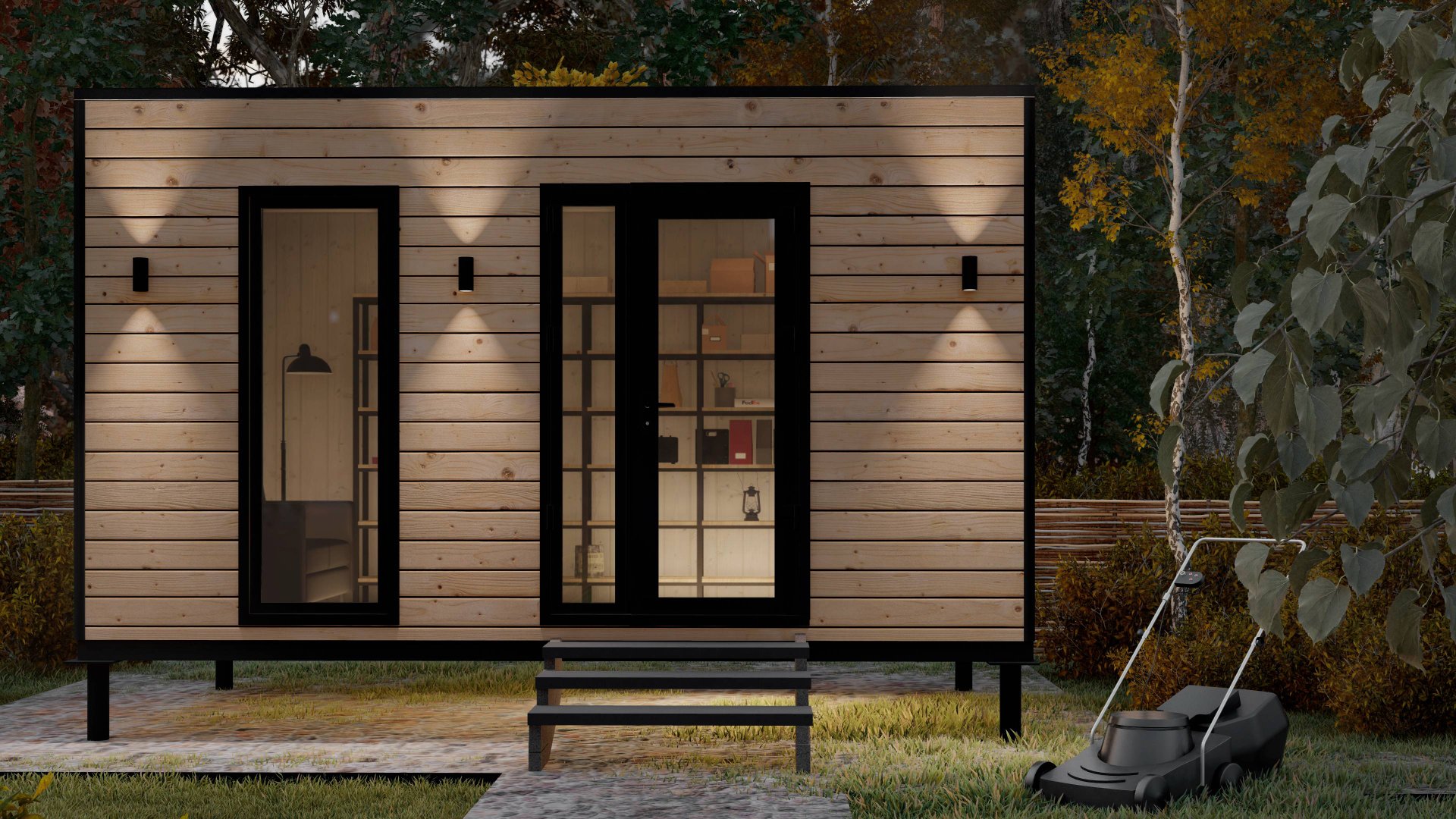 Модульный хозблок-мастерская смотреть онлайн