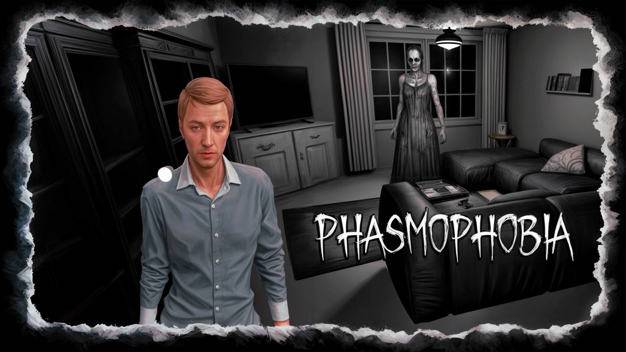 Phasmophobia. Первые шаги. Серия 2. Она сзади тебя! (смешные моменты)