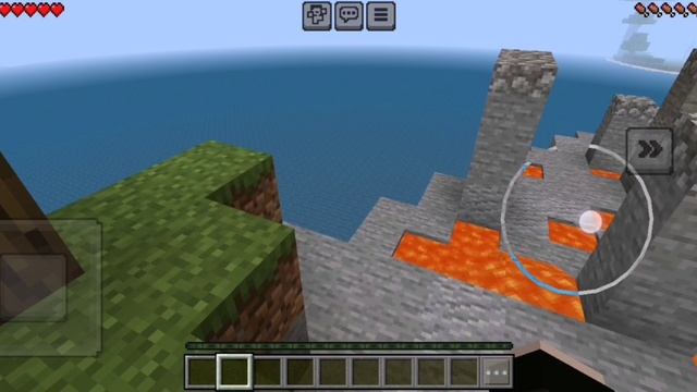 Василёк паркурит по спиральному паркуру в майнкрафте