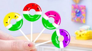 Мультики для детей и малышей. Миниатюрный желейный торт. Мультики залипалки смотреть онлайн