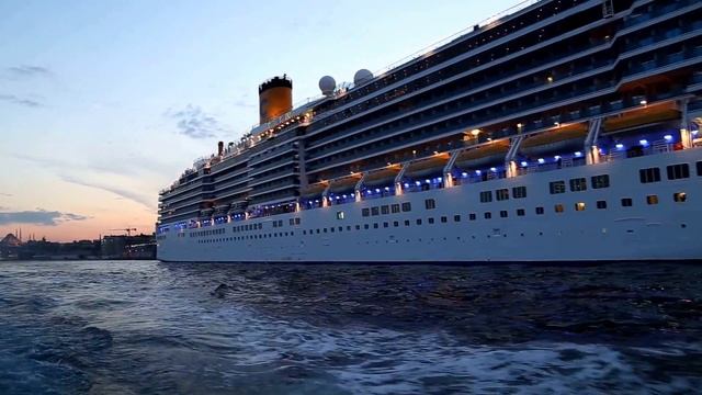 Босфор, Стамбул круизный Лайнер Коста смотреть онлайн