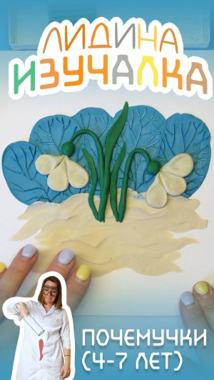 Рисуем из пластилина подснежники | пластилинография | Почемучки (4-7 лет)