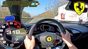 БЕЗЛИМИТНЫЙ АВТОБАН против 1000ЛС FERRARI SF90 AutoTopNL