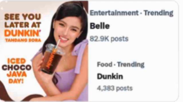 Belle And Bestie Dunkin' Are Effortless Trending!Catch BELLE MARIANO At Dunkin' Tandang Sora Today🎉
