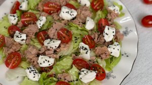 Мой «ходовой» салат буквально за 5 минут. Готовлю и на каждый день, и на праздники – универсальный