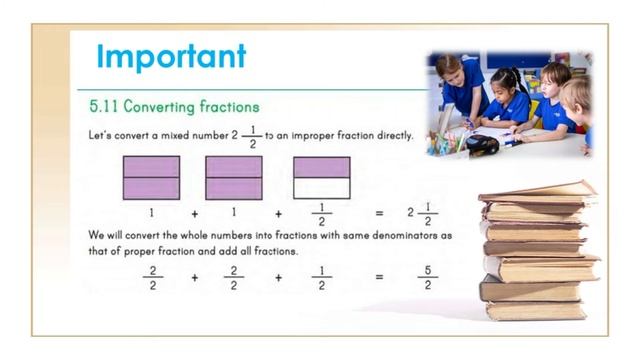 How to Convert fractions into improper fractions ||Smart Education 76 смотреть онлайн