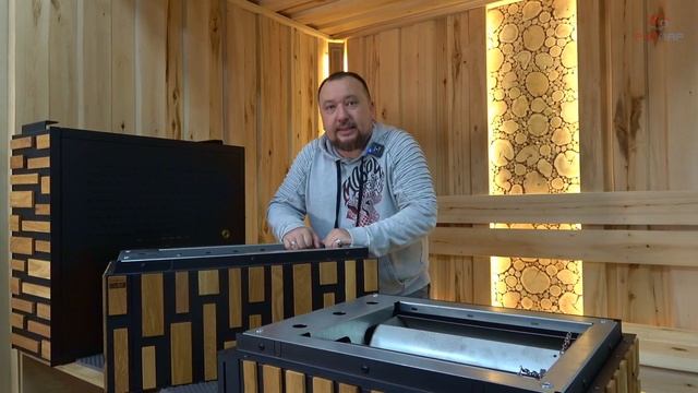 Дизайнерское обливное устройство для бани и сауны АЙСБЕРГ Мощная смотреть онлайн