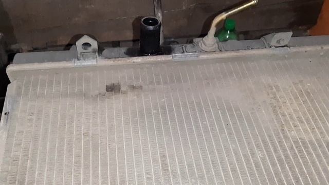 ремонт радиатора на Mazda Premacy