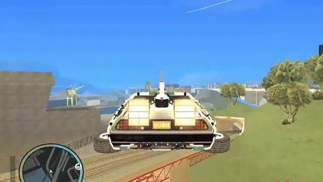 Grand Theft Auto San Andreas Mod D.M.C Delorean смотреть онлайн