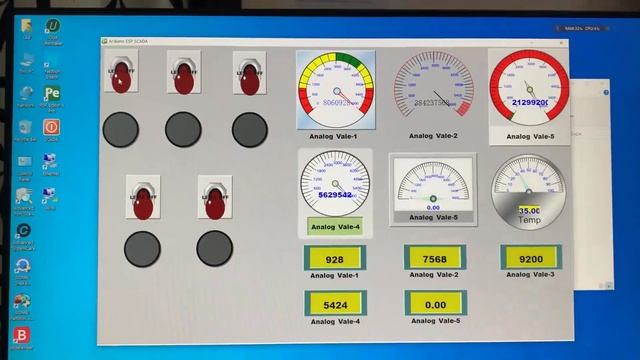 Arduino MODBUS Over TCP/IP With DELTA HMI & HAIWELL SCADA