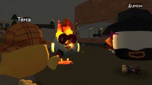 😨 Жуткая ТАЙНА Чикена в Чикен Ган! Тёма Chicken Gun