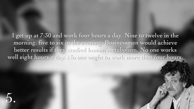 Kurt Vonnegut's 10 Best Writing Quotes | Writing Motivations смотреть онлайн