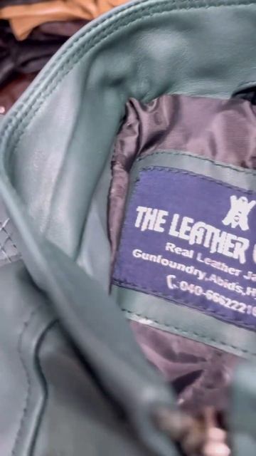 Green Leather Jacket || Real Leather Jacket || @theleathergallery