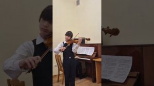 Кузнецов Дмитрий, 12 лет, скрипка, Пушкинская ДШИ, Ш. Берио, Концерт N 7, 1 часть