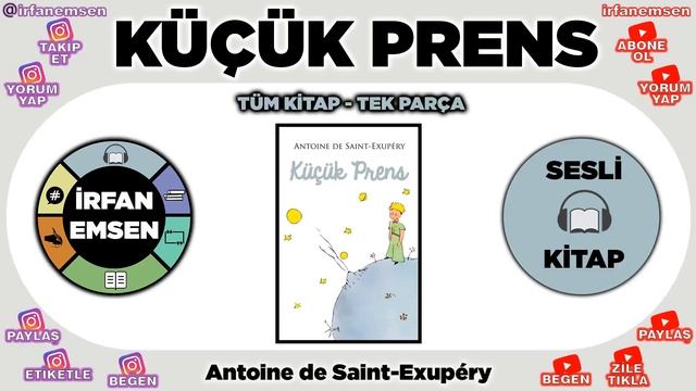 KÜÇÜK PRENS - Sesli Kitap - tek parça | Antoine de Saint-Exupéry | Radyo Tiyatrosu | İrfan Emsen смотреть онлайн