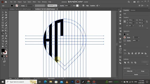 How to Make a Logo in Adobe Illustrator | Logo Tutorial. смотреть онлайн